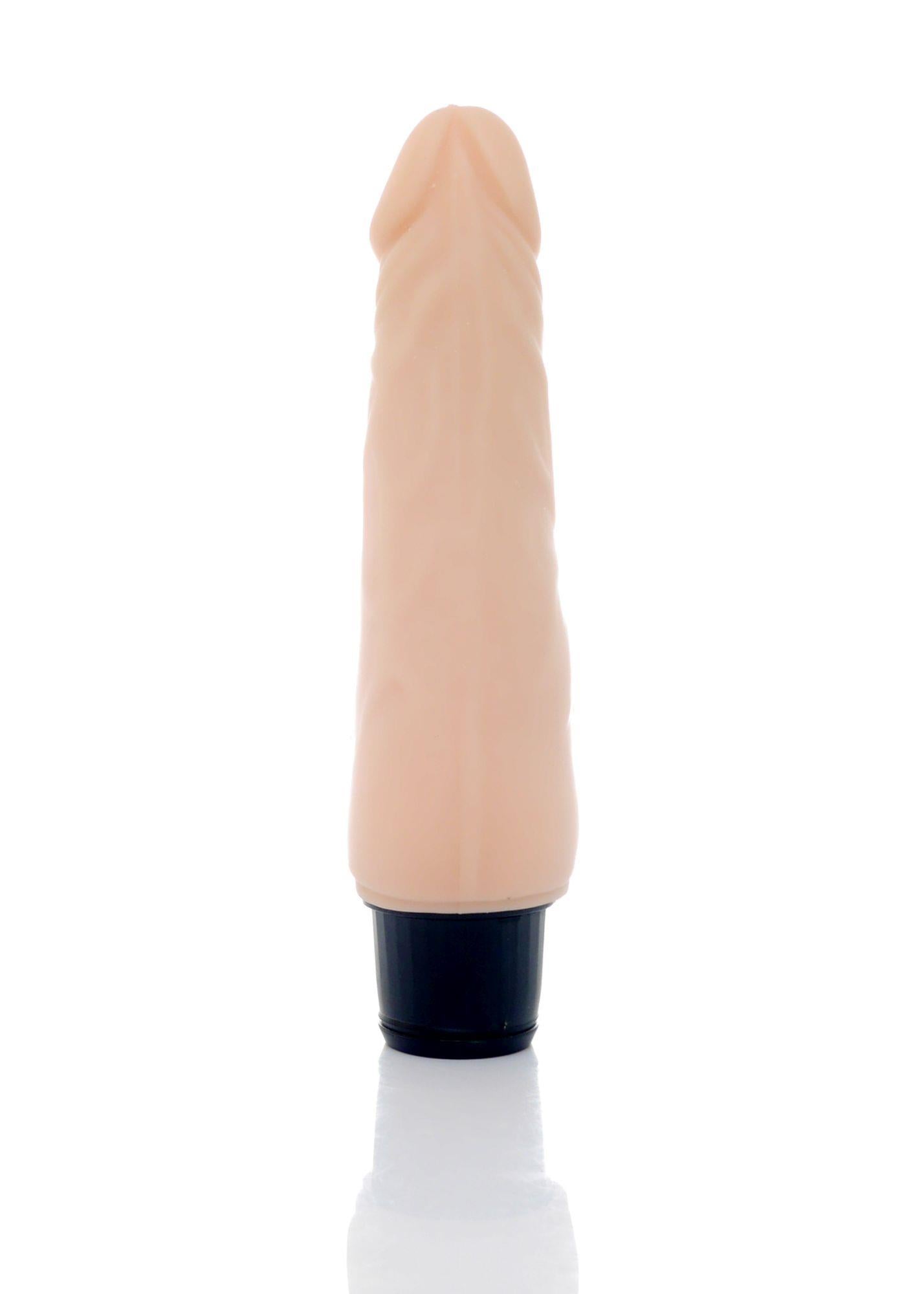 7-Wibrator realistyczny 12 wibracji cyberskóra 18 cm-7