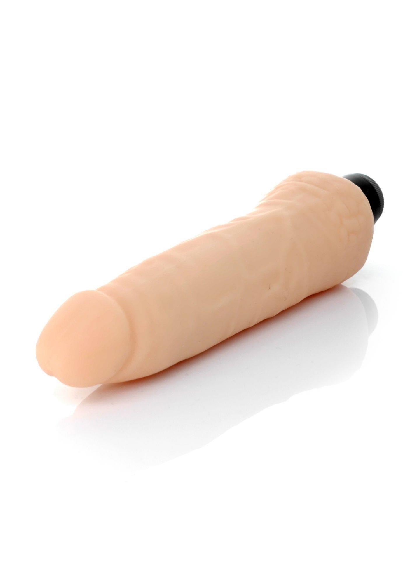 4-Wibrator realistyczny cyberskóra przyjemny 19cm-4