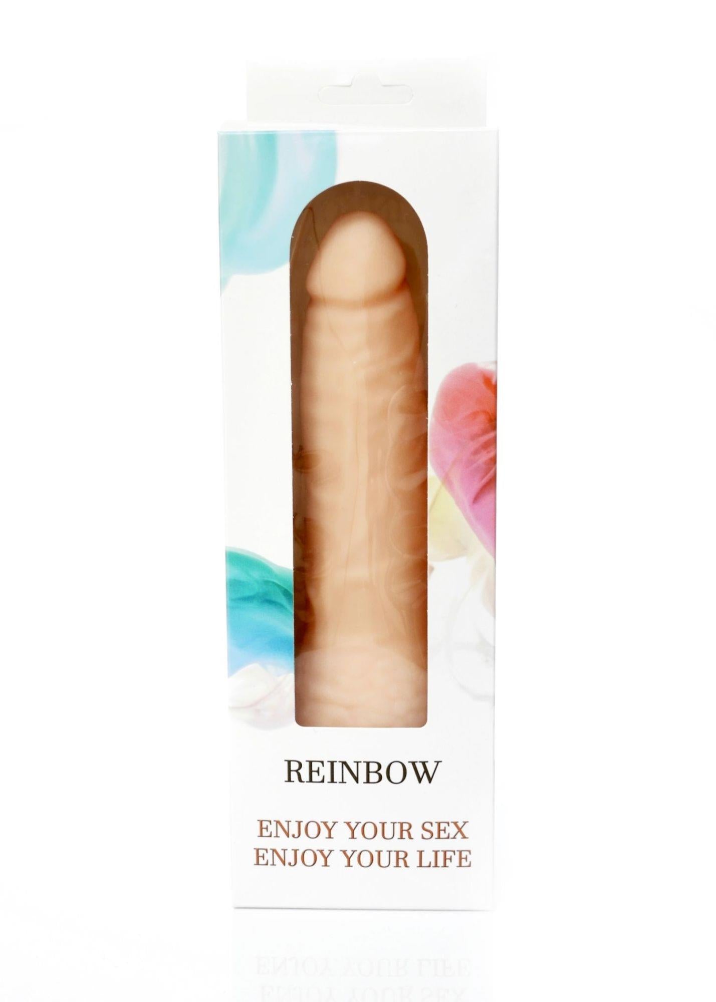 5-Wibrator realistyczny cyberskóra przyjemny 19cm-5