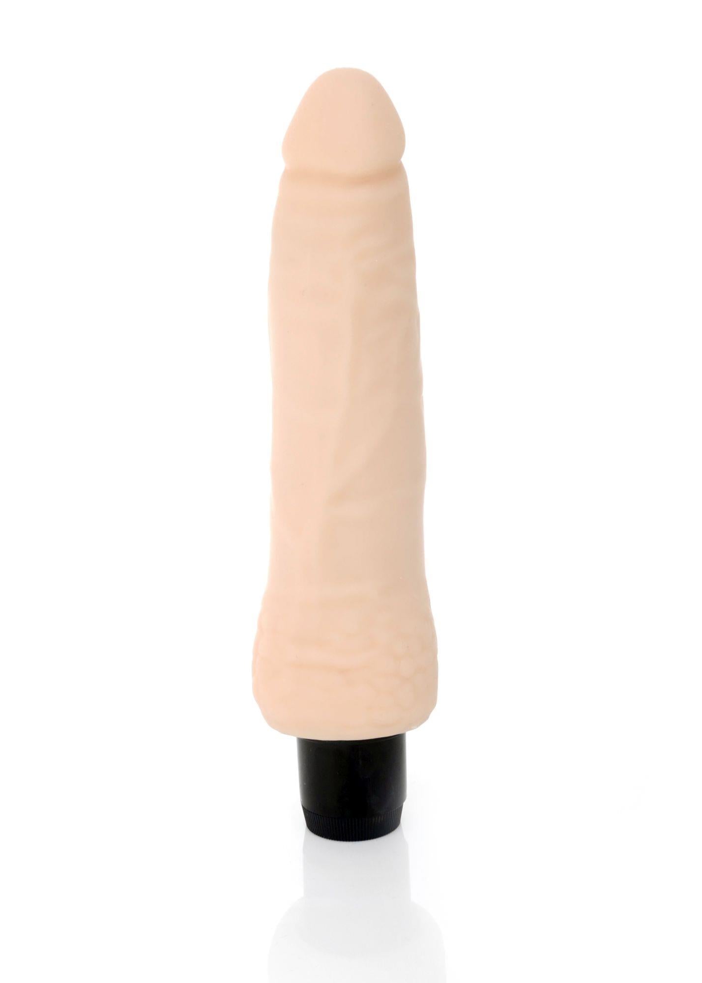 7-Wibrator realistyczny cyberskóra przyjemny 19cm-7