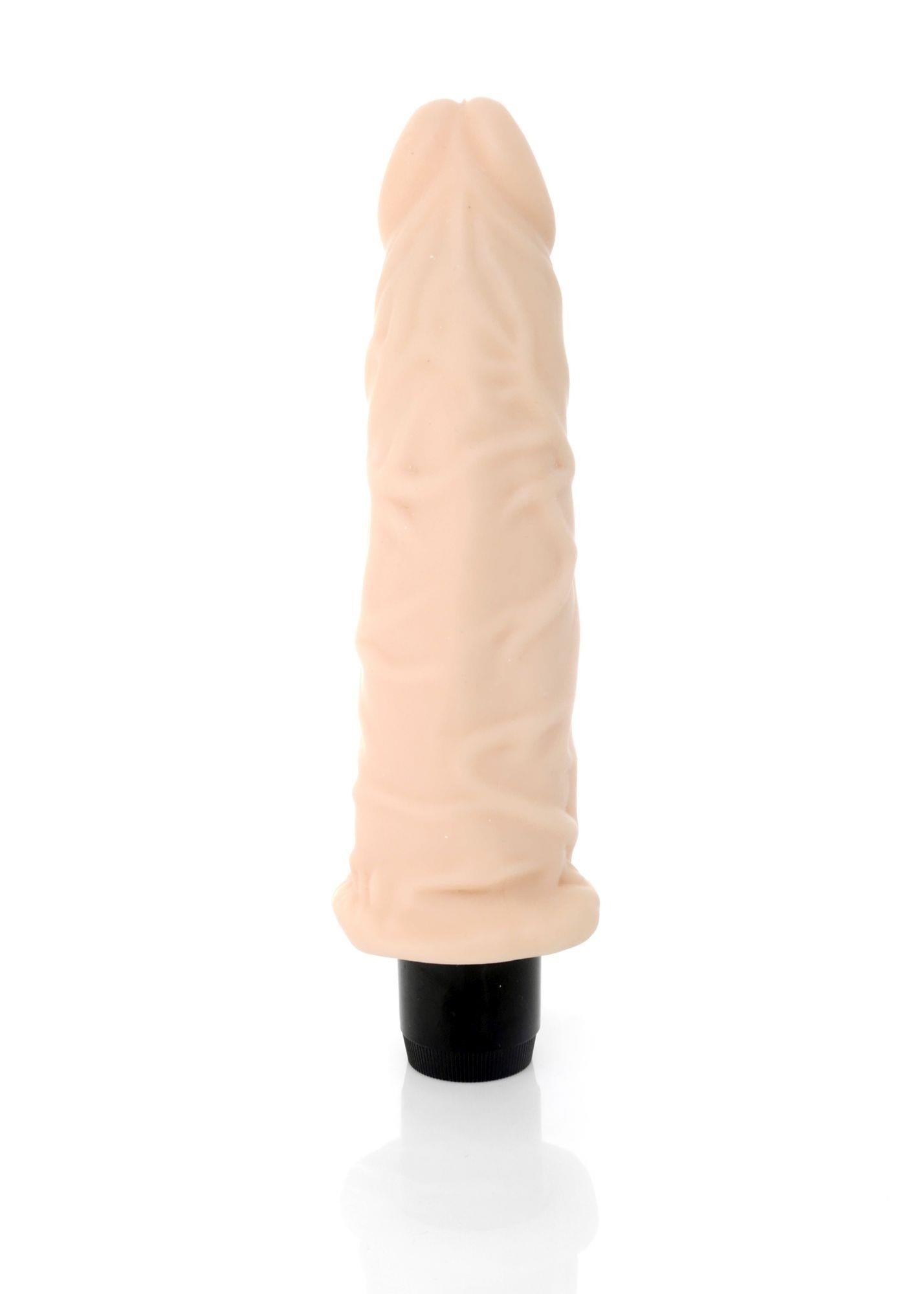 2-Realistyczny naturalny wibrator cyberskóra 19 cm-2