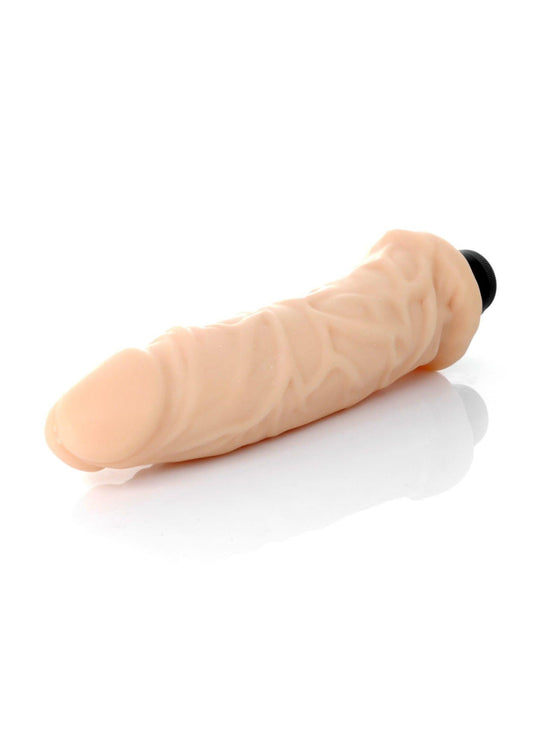 1-Realistyczny naturalny wibrator cyberskóra 19 cm-1