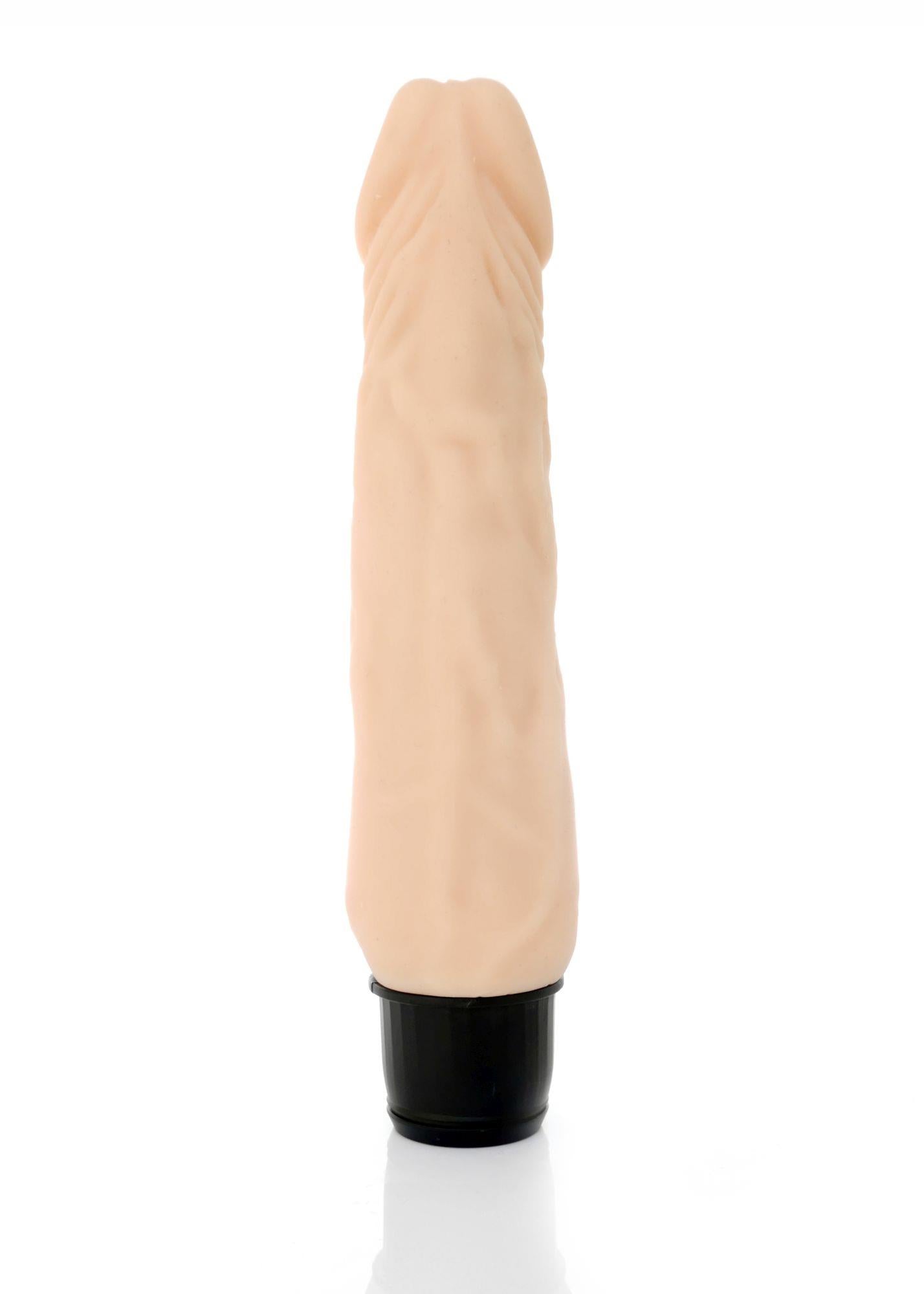 3-Wibrator realistyczny sex penis cyberskóra 20 cm-3