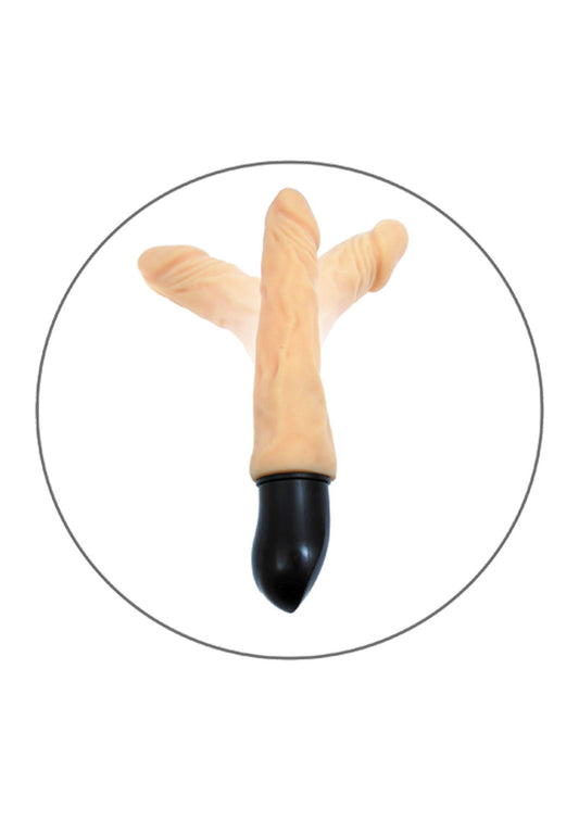 2-Sex wibrator z kręgosłupem giętki cyberskóra 27cm-2