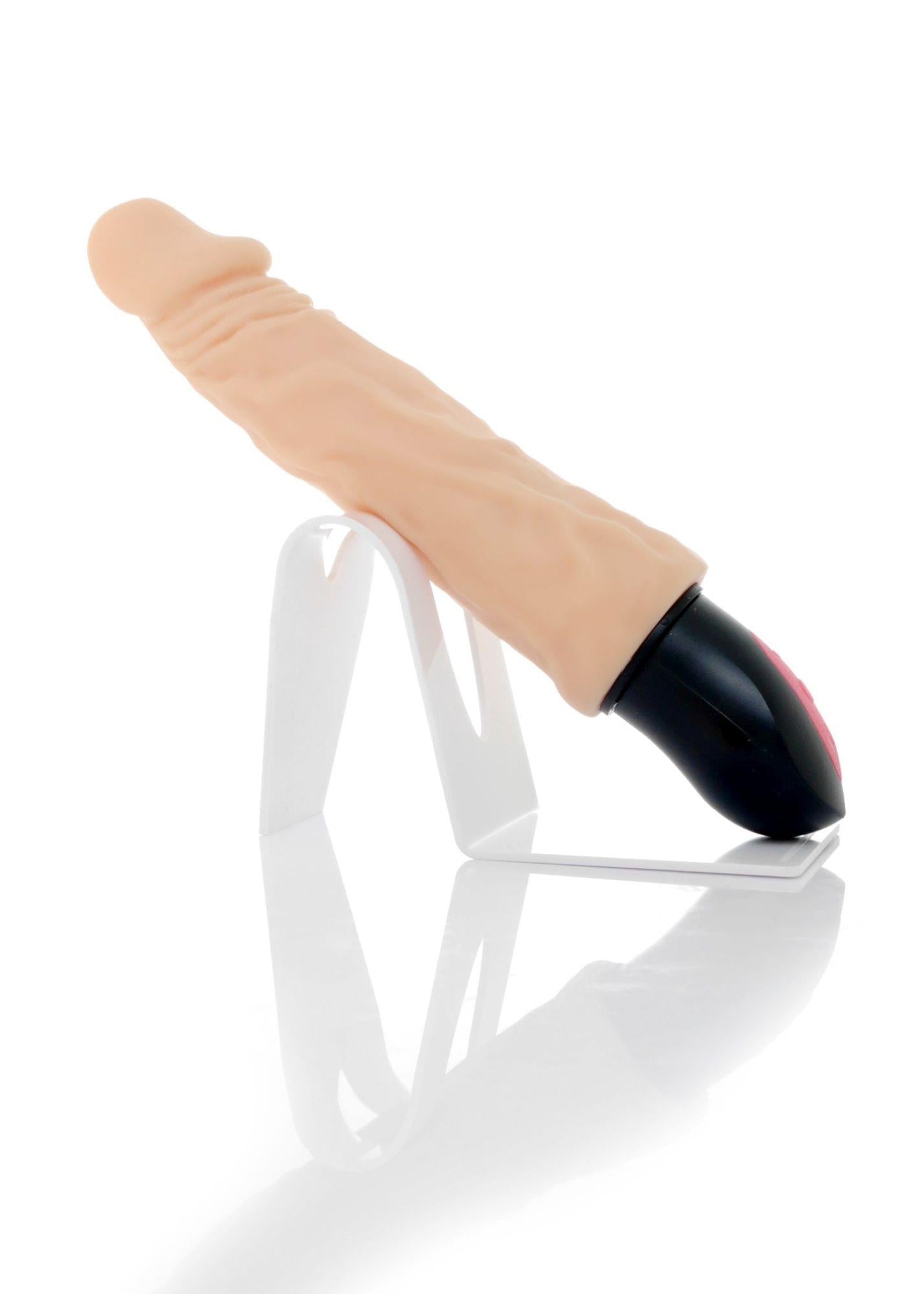 7-Sex wibrator z kręgosłupem giętki cyberskóra 27cm-7