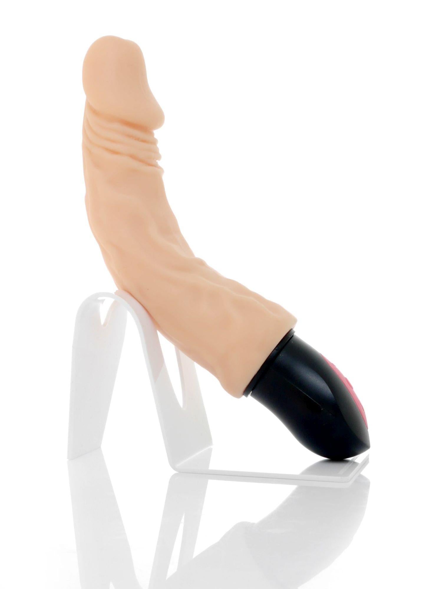 3-Sex wibrator z kręgosłupem giętki cyberskóra 27cm-3