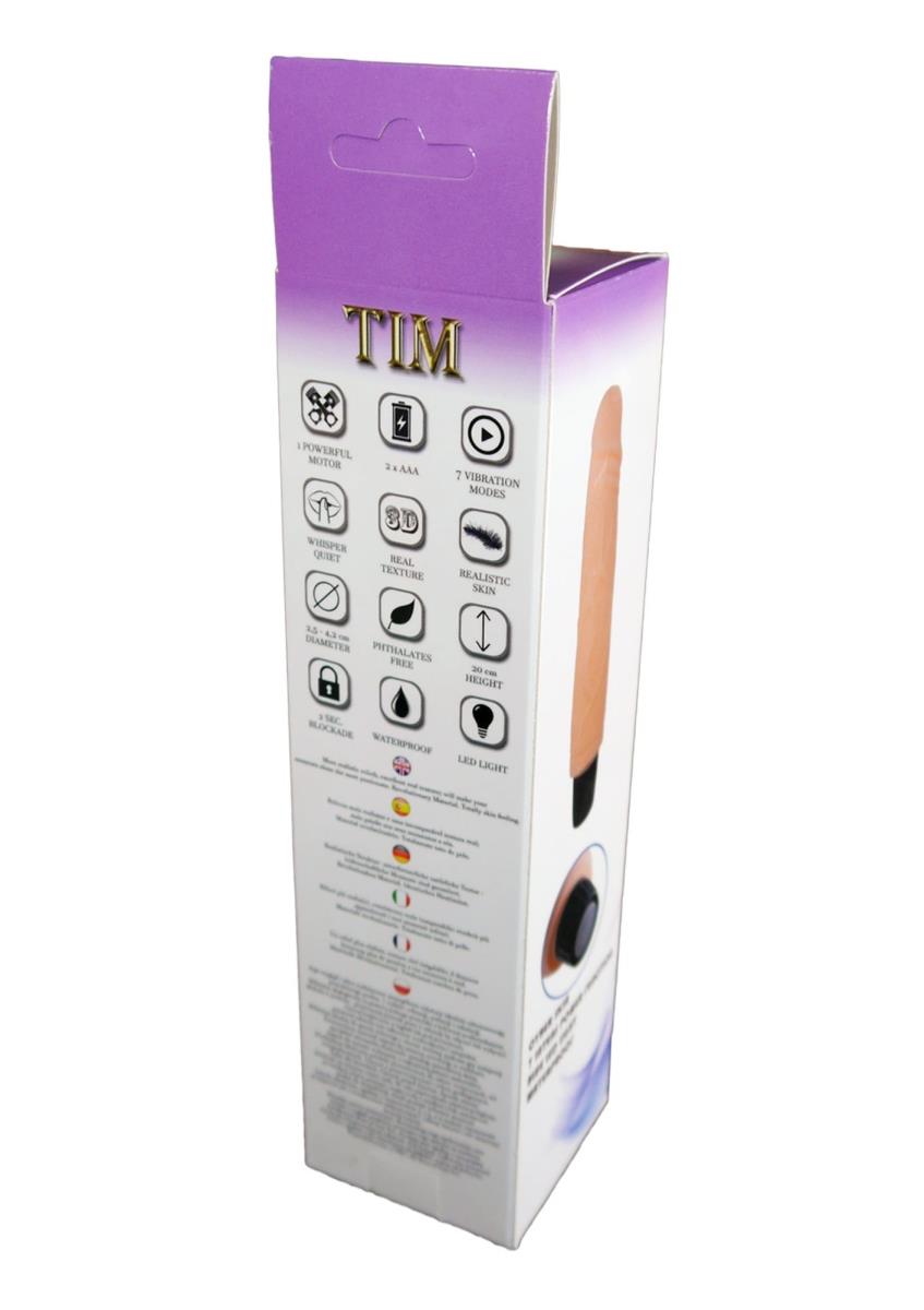 4-Wibrator realistyczny sex gadżet pod prysznic 20cm-4