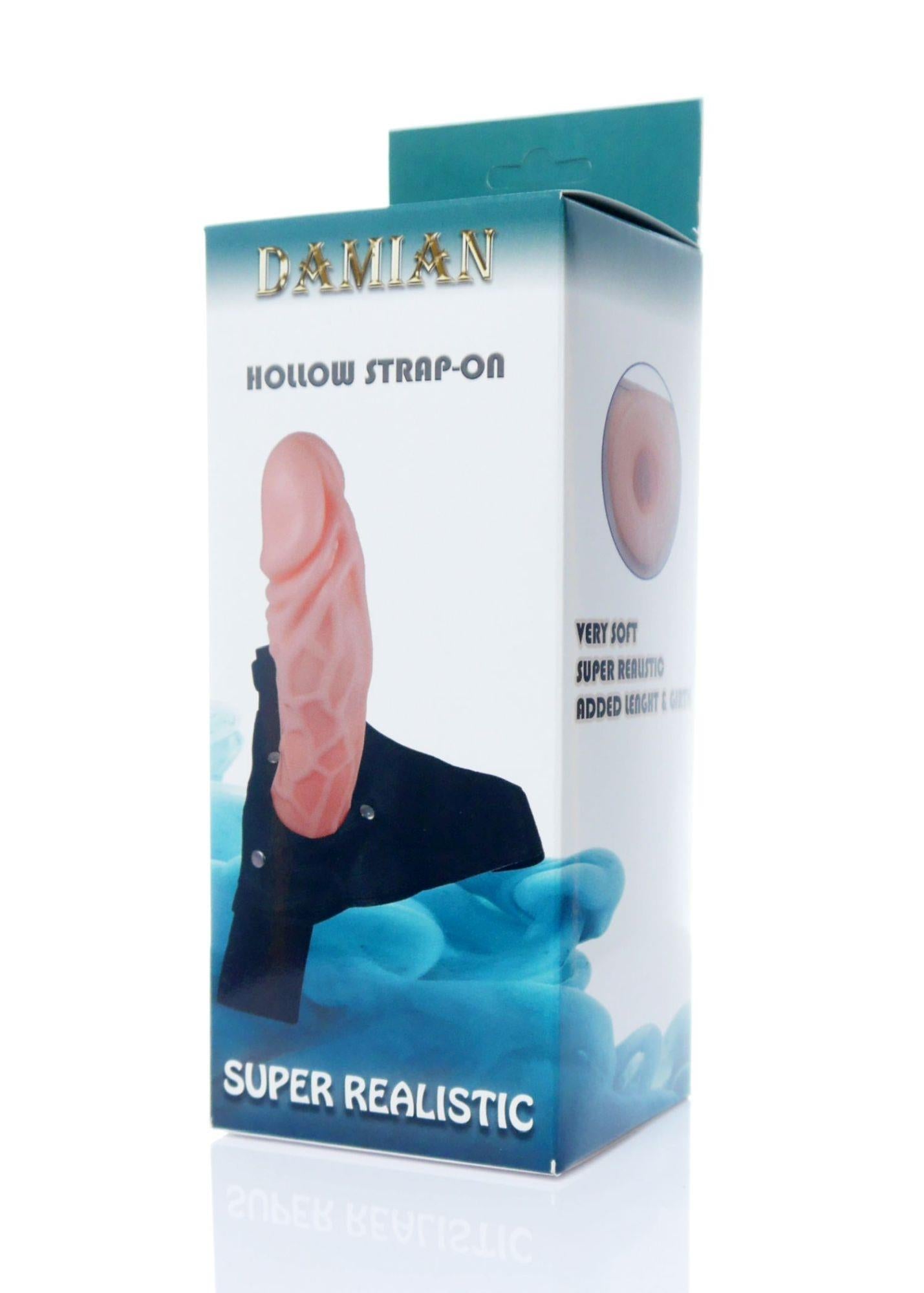 9-Penis na szelkach sex proteza pusta strapon 16cm-9
