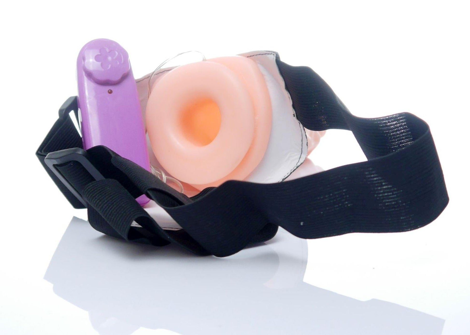 11-Strapon proteza penisa pusta dildo wibrator 16cm-11