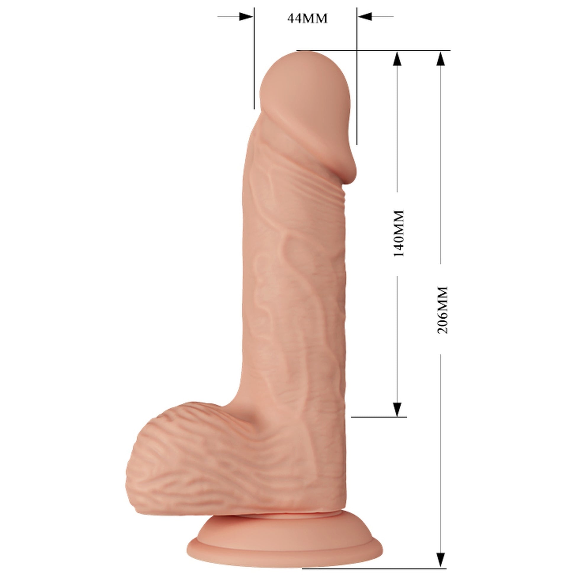 7-Dildo realistyczny sztuczny penis z wibracjami-7
