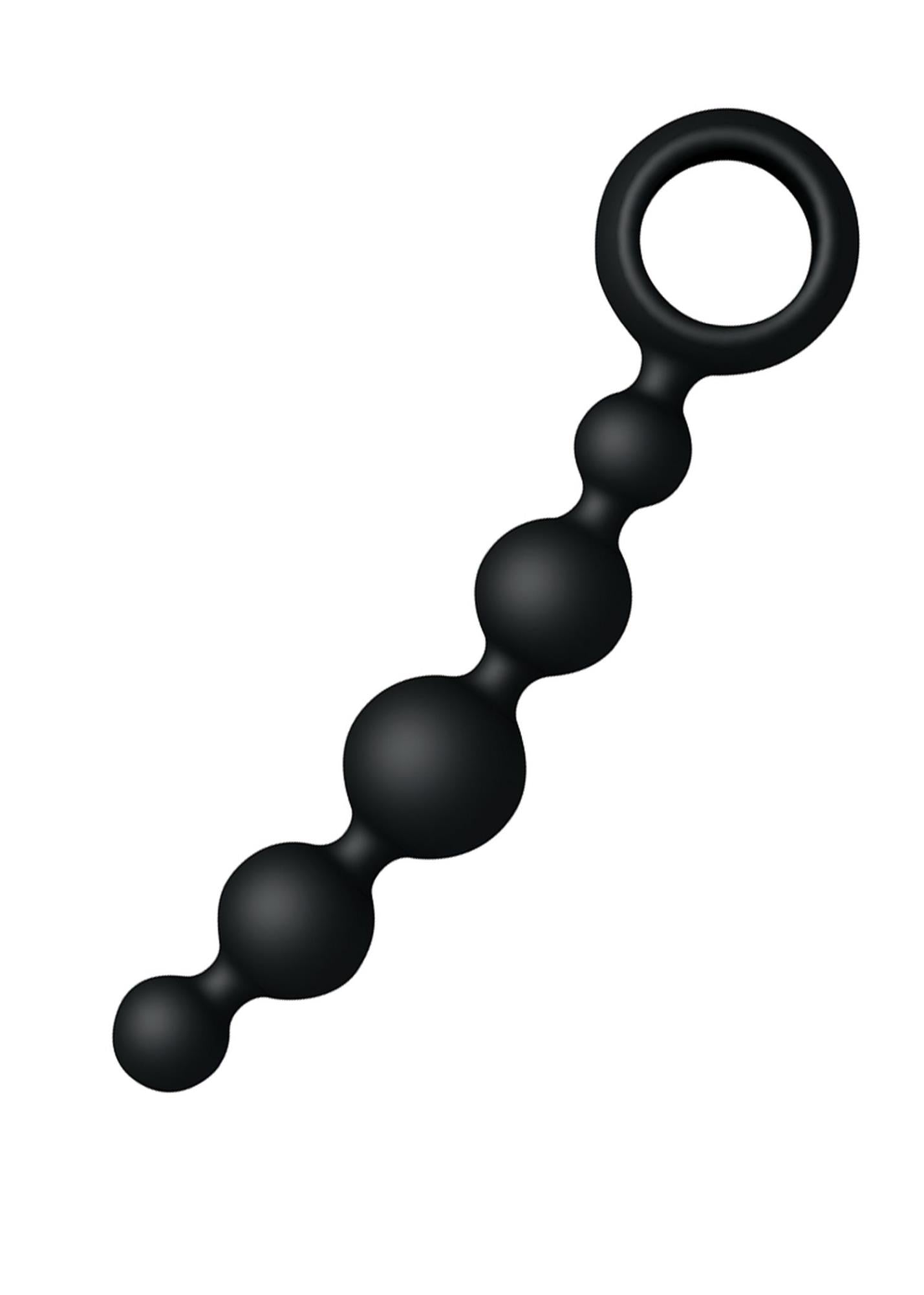 3-Silikonowe jędrne kulki analne do wkładania 17cm-3