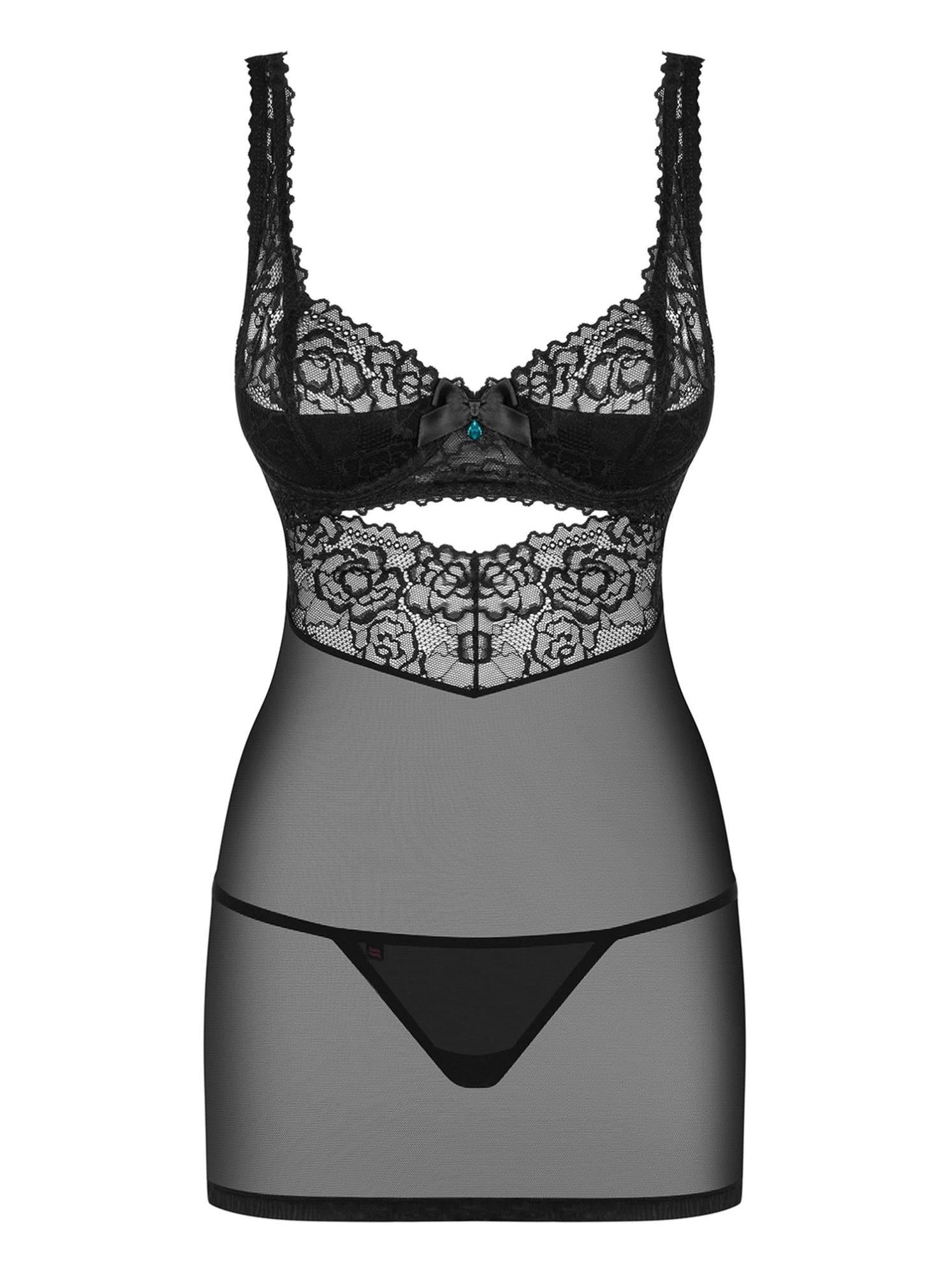 5-Erotyczna koszulka komplet stringi obsessive l/xl-5