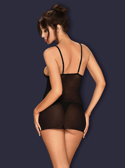 4-Komplet sex koszulka stringi obsessive lucita s/m-4