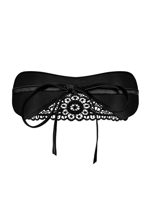 2-Satynowa maska na oczy twarz erotyczna obsessive-2