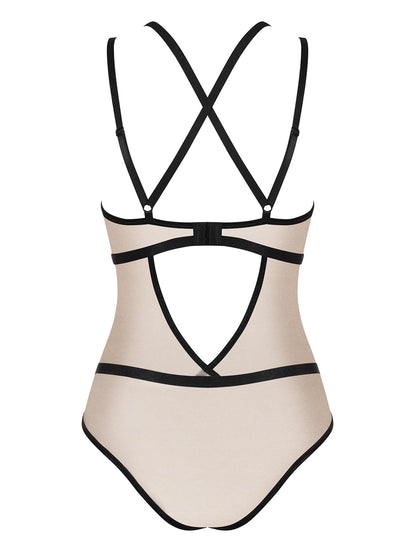 6-Body erotyczne prześwitujące obsessive nudelia s/m-6