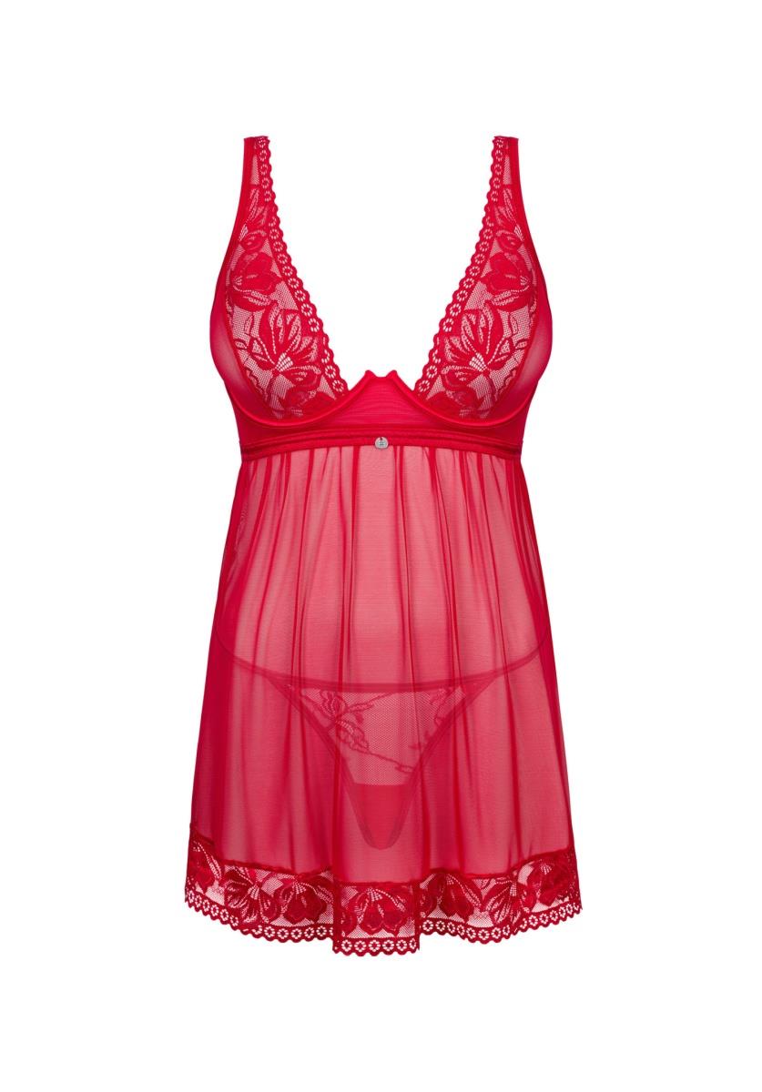 7-Lacelove babydoll i stringi   XS/S-7