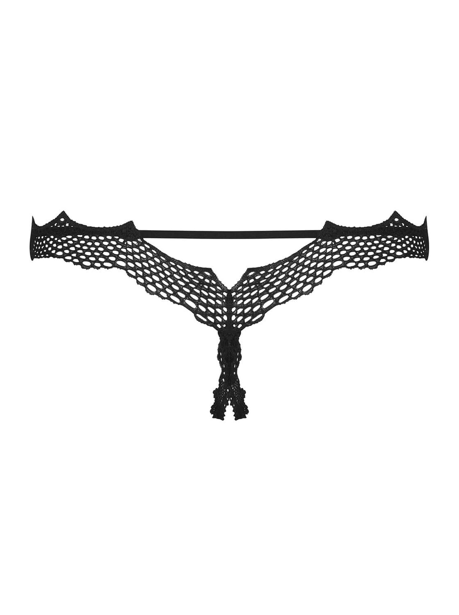 8-Stringi otwarte koronkowe obsessive bravelle l/xl-8