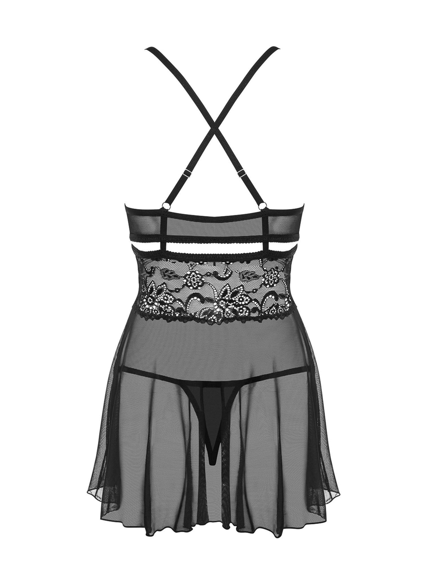 7-Bielizna-838-BAB-1 babydoll i stringi czarna XXL-7