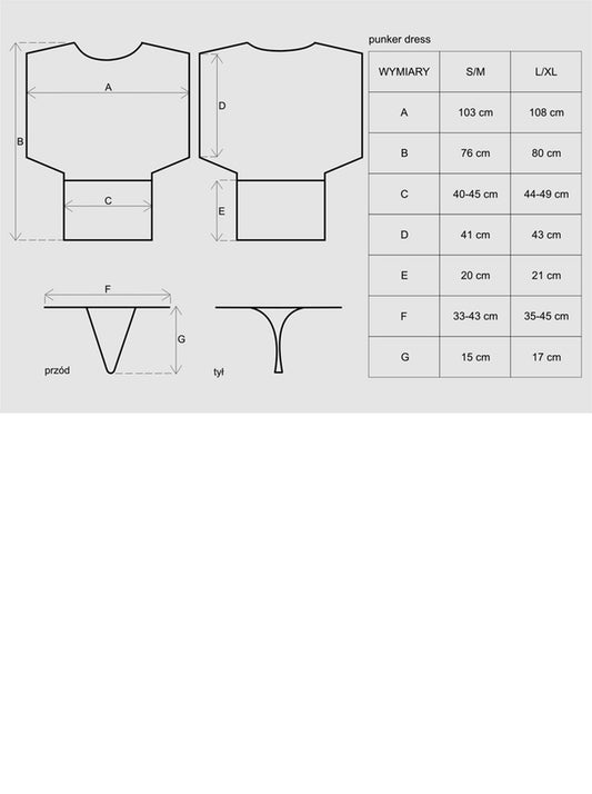 2-Sukienka przejrzysta stringi komplet obsessive lxl-2