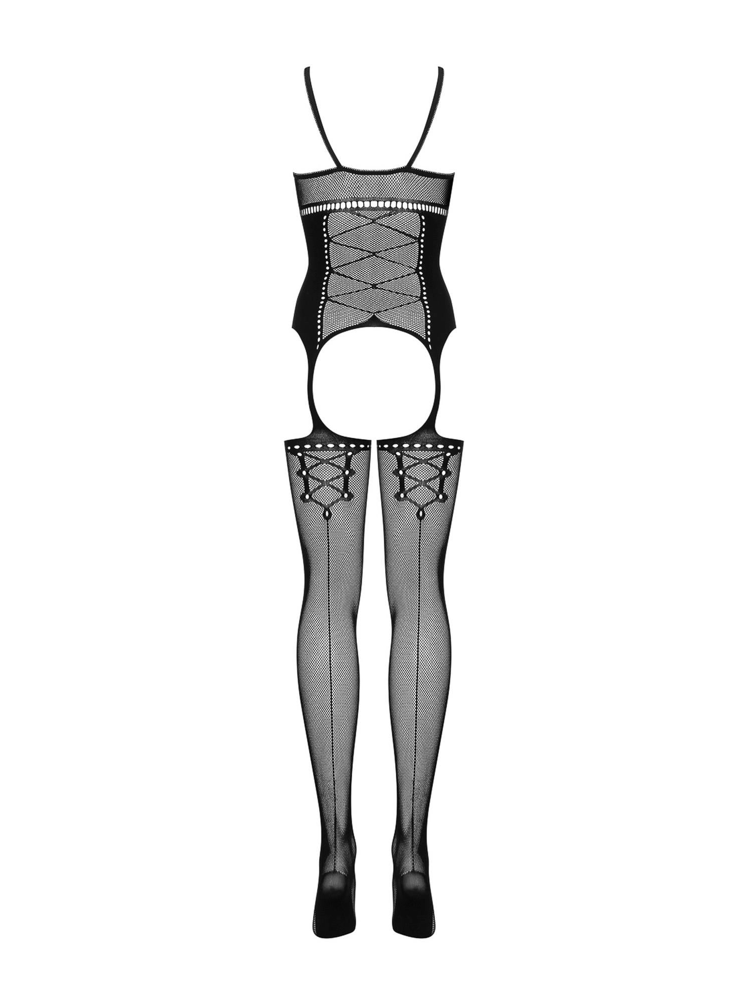 6-Bodystocking jak gorset otwarty krok g314 s/m/l-6