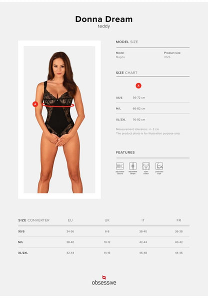 7-Donna Dream body otwarte  M/L-7