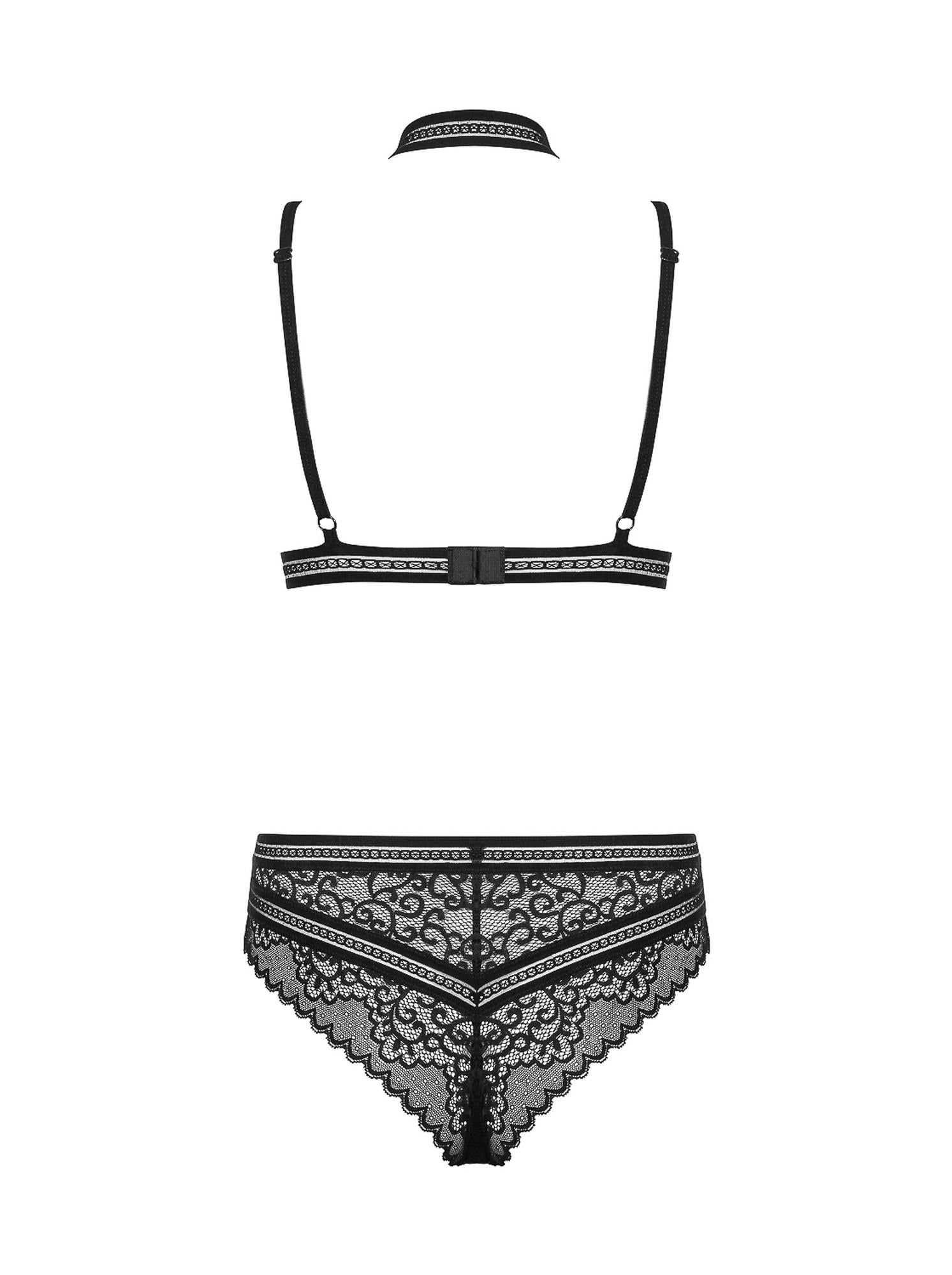 6-Komplet obroża biustonosz figi sex obsessive l/xl-6