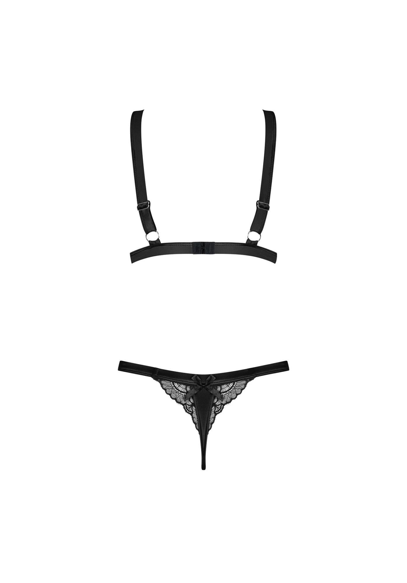 6-Stanik stringi sex komplet obsessive eloissa s/m-6