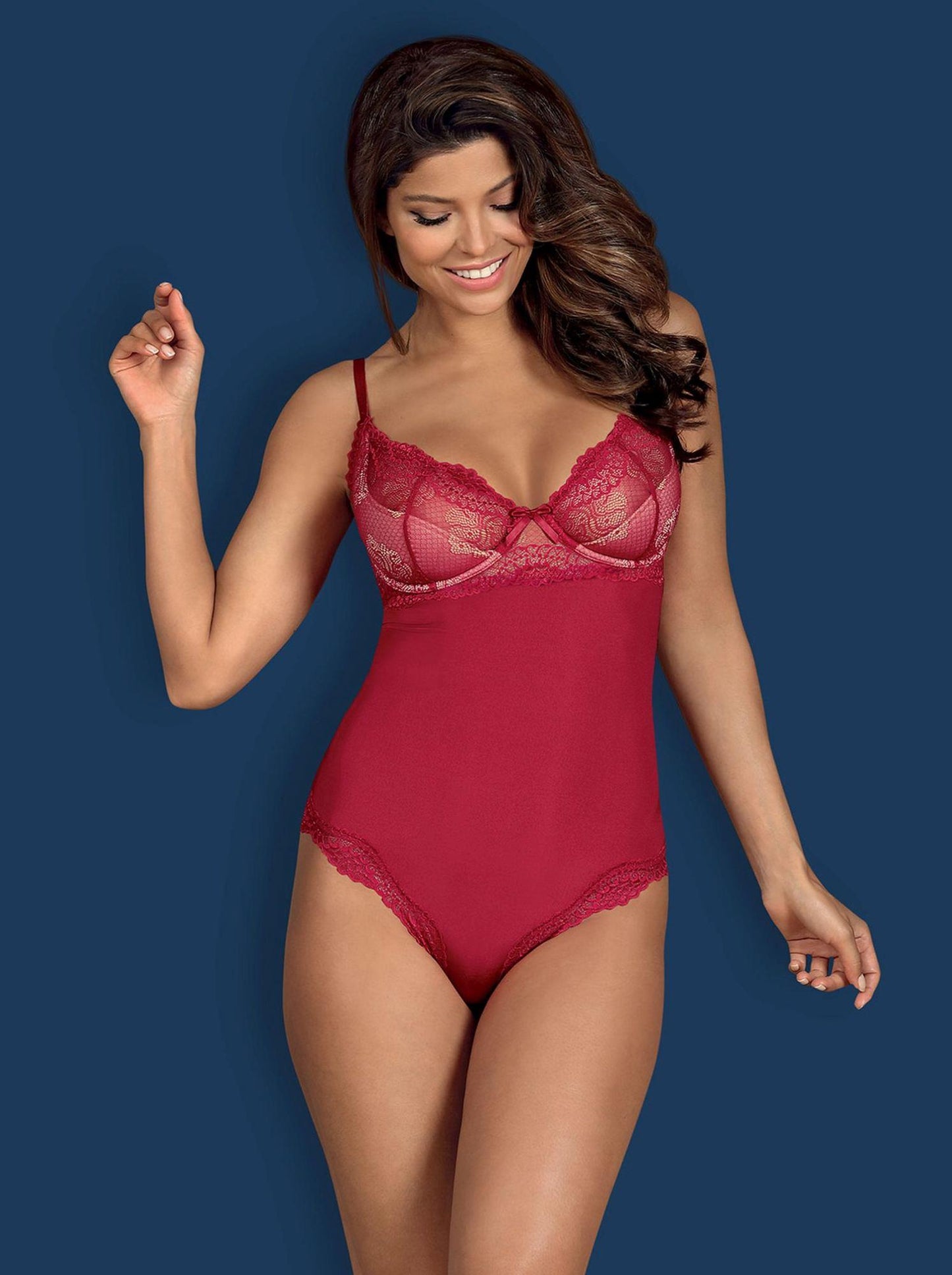 3-Czerwone body erotyczne bielizna obsessive s/m-3