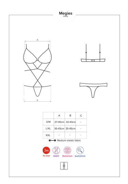 7-Body koronka siateczka erotyczne sex obsessive s/m-7