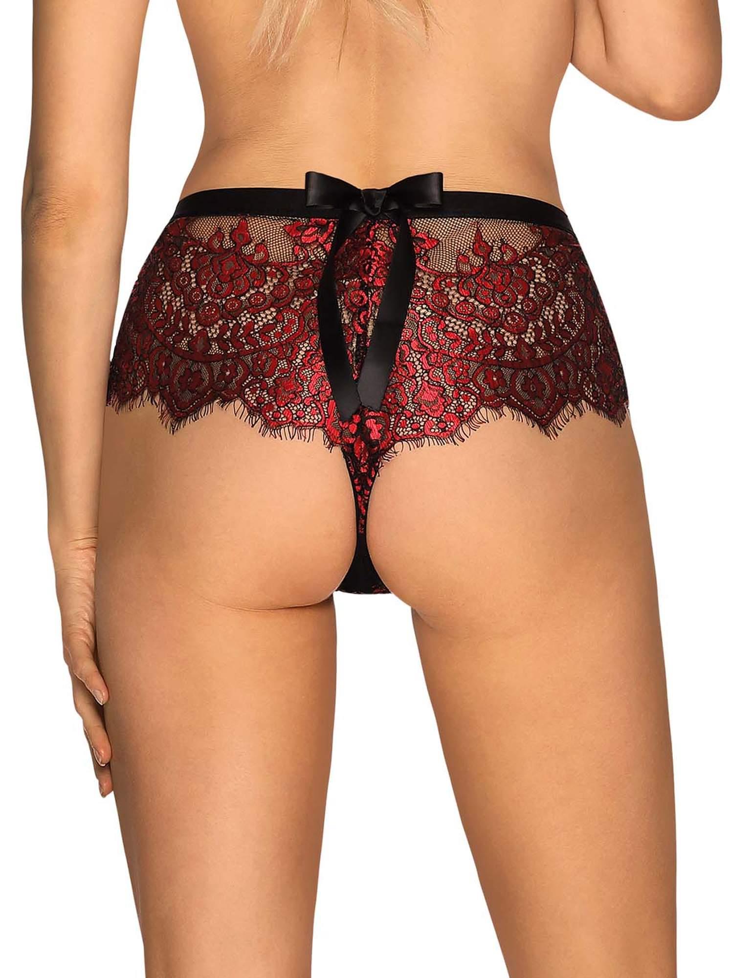 4-Erotyczne koronkowe szorty obsessive redessia l/xl-4