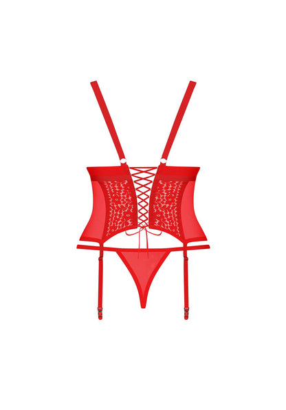 6-Gorset stringi komplet obsessive blossmina 4xl/5xl-6
