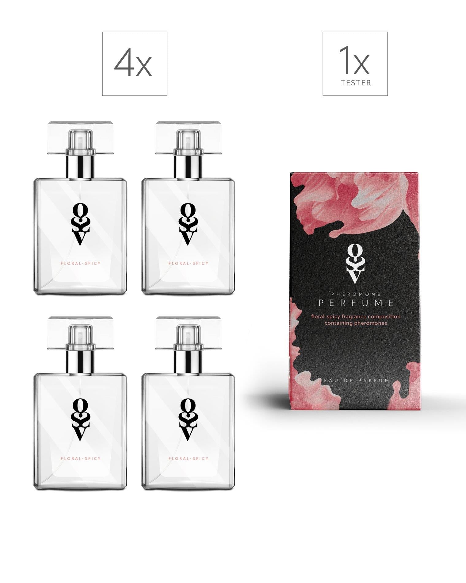 1-Zestaw Tester + 4 Perfumy Floral-spicy 30 ml-1