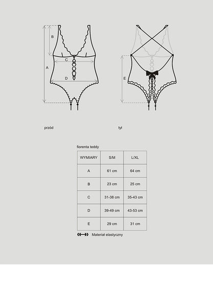 3-Erotyczne body siateczka otwarty tył fiorenta l/xl-3