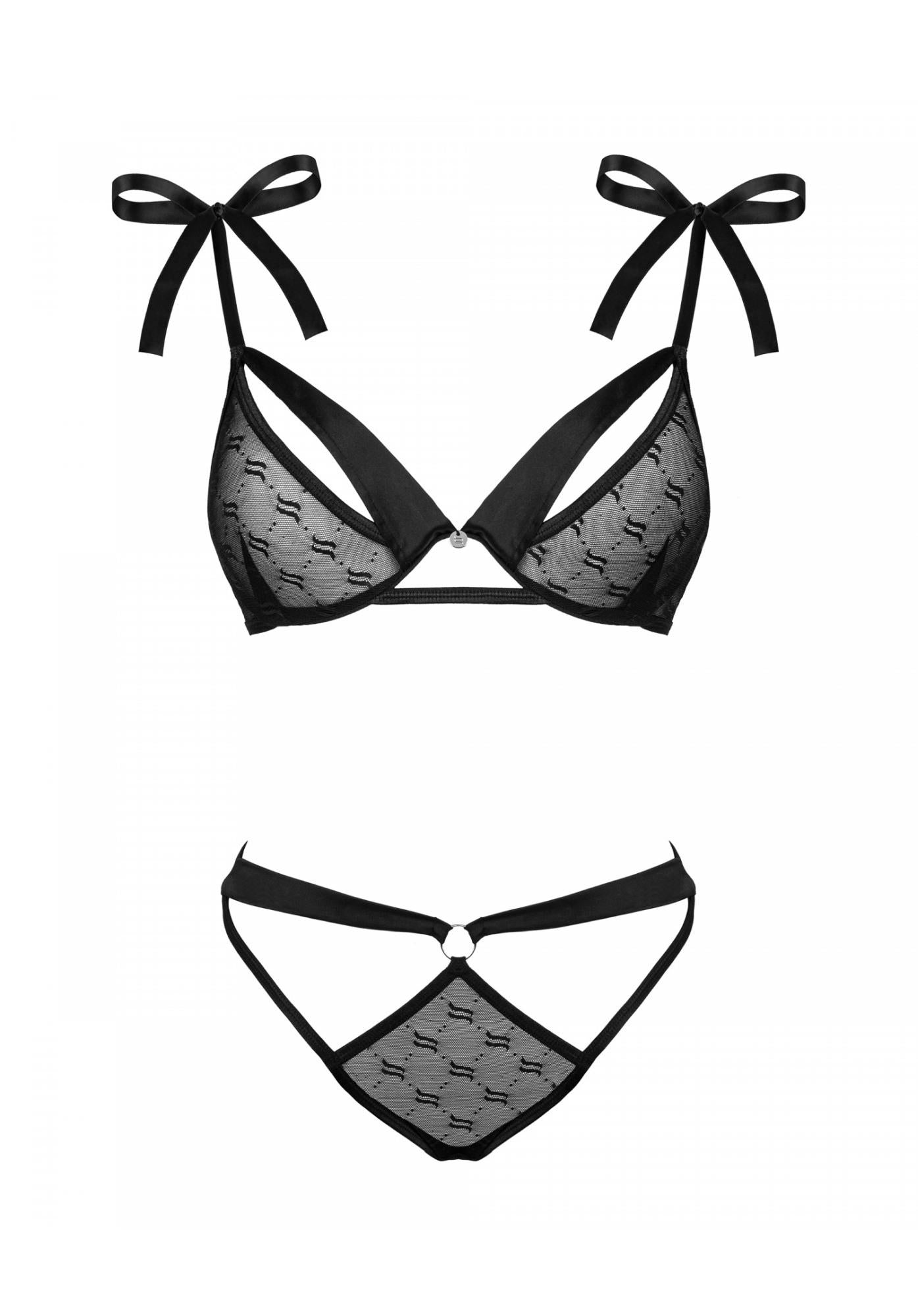 5-Bielizna-Obsessivia komplet 2-częściowy czarny L/XL-5
