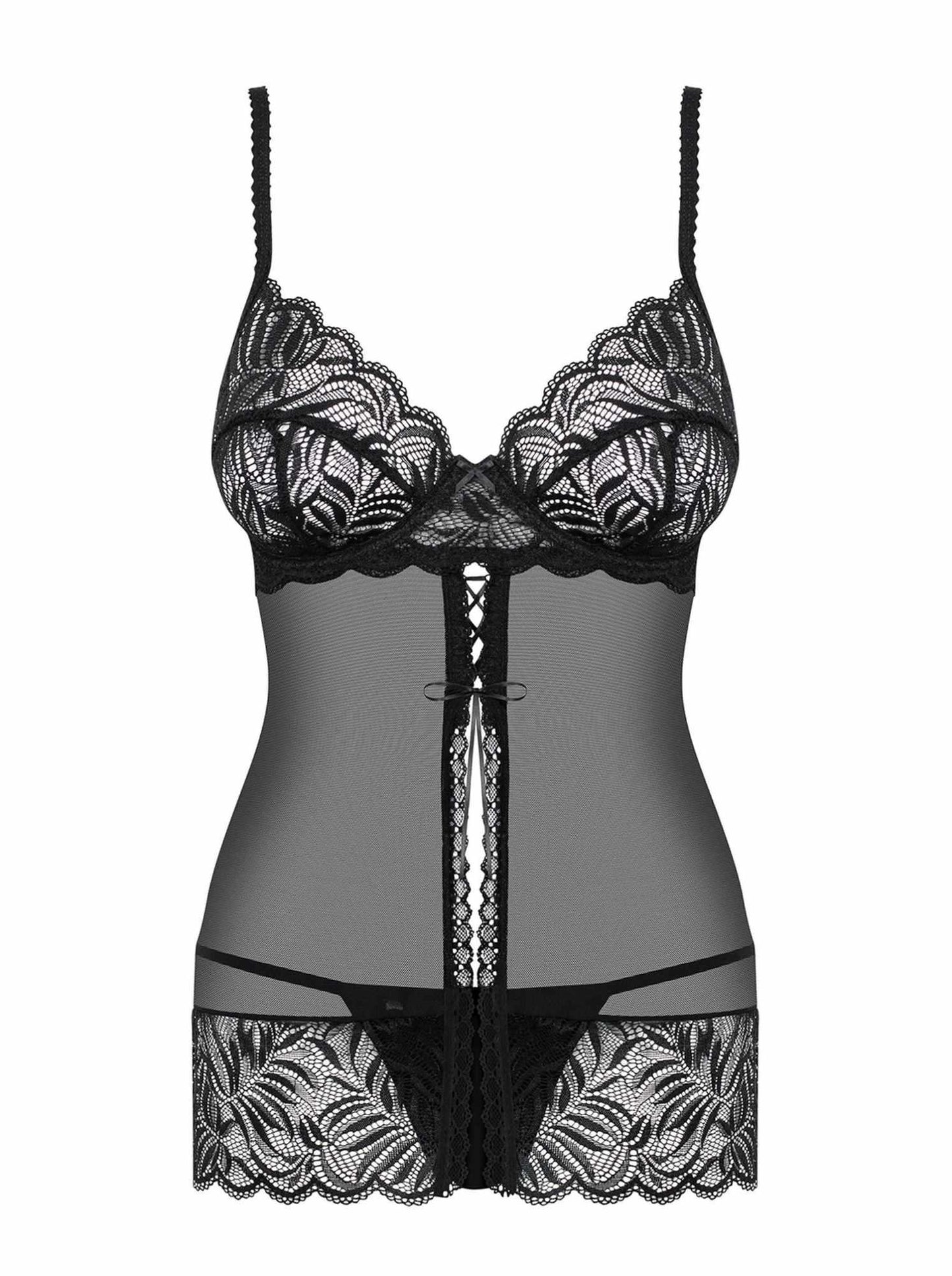 5-Koszulka stringi komplet babydoll obsessive l/xl-5