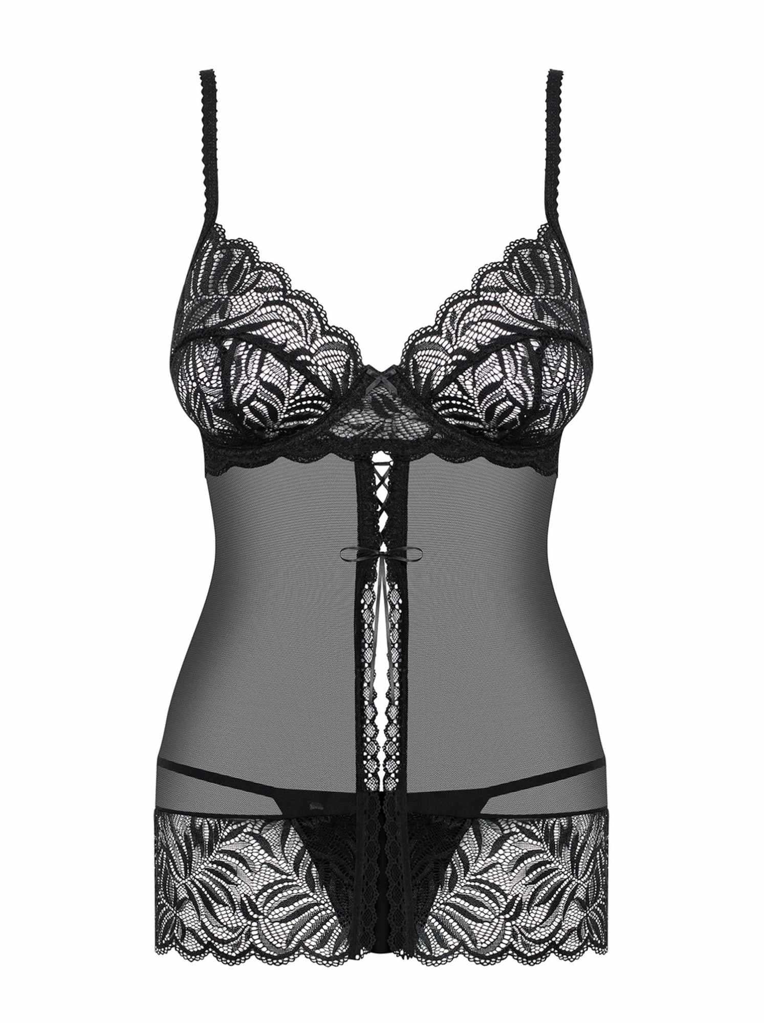 5-Koszulka stringi komplet babydoll obsessive l/xl-5