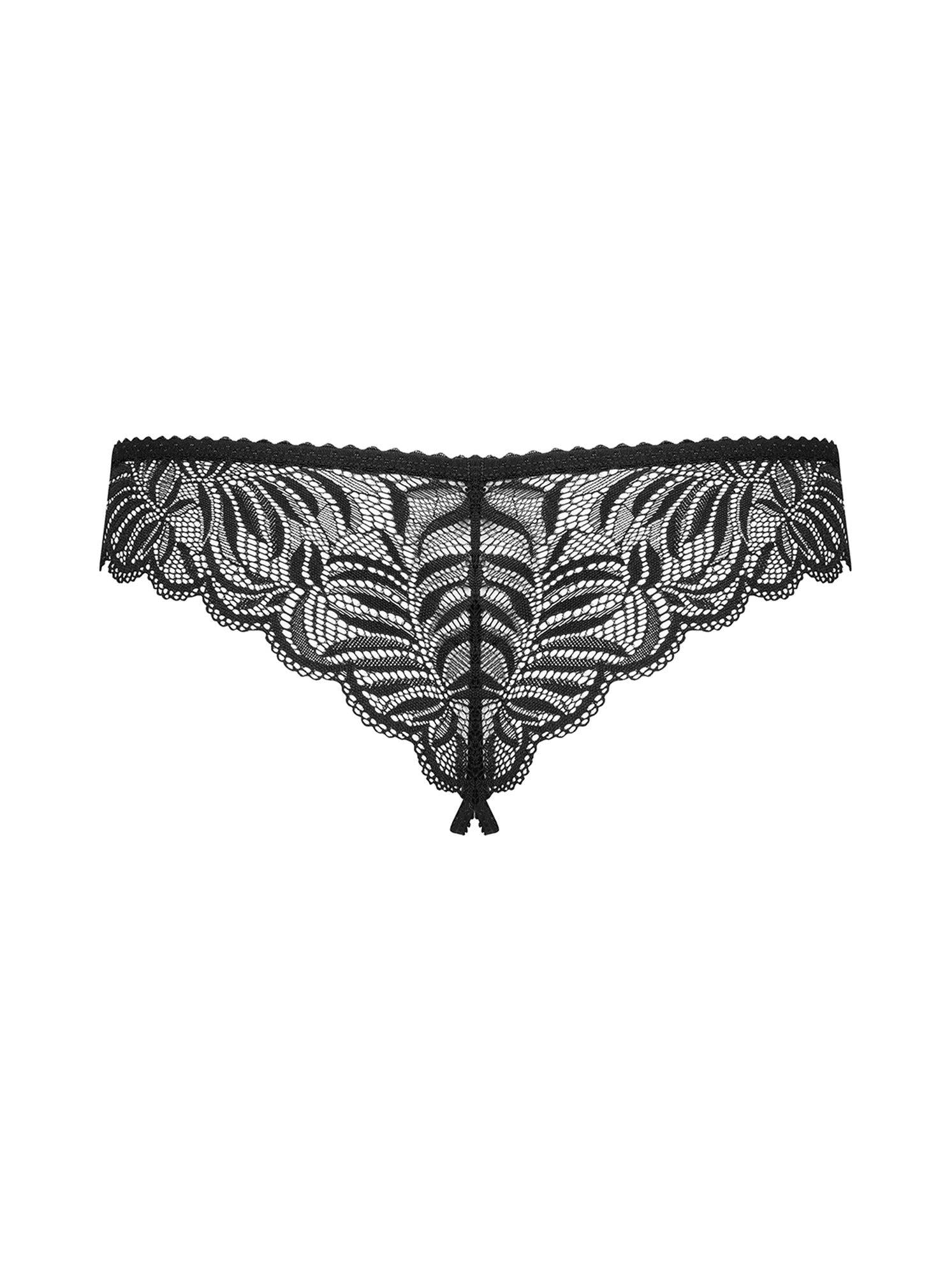 8-Stringi z rozciętym otwartym kroczem obsessive s/m-8