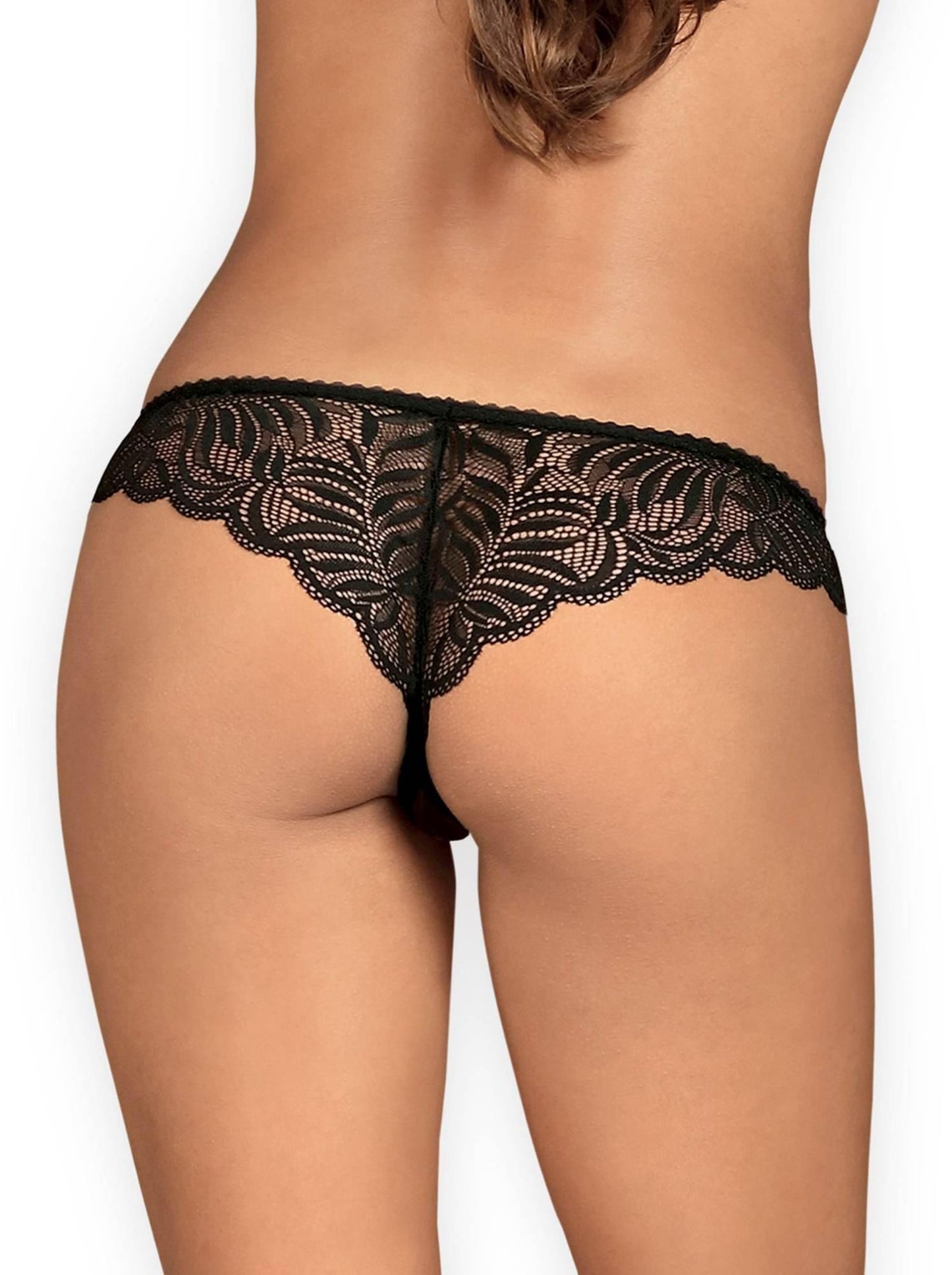 4-Stringi z rozciętym otwartym kroczem obsessive lxl-4
