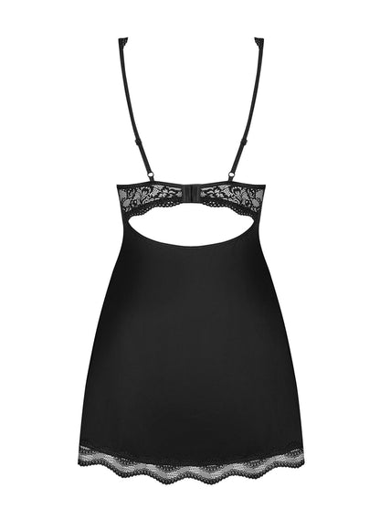 6-Komplet babydoll koszulka stringi obsessive s/m-6