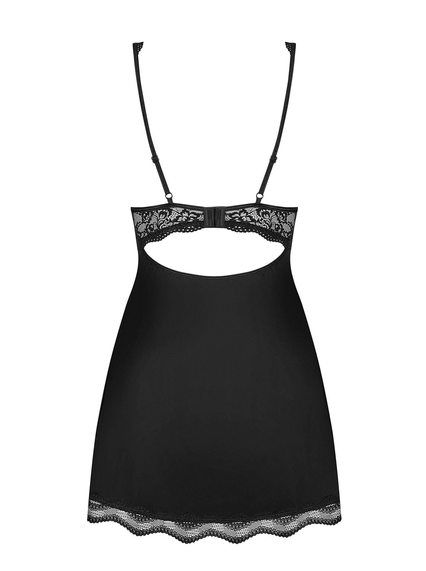 6-Komplet babydoll koszulka stringi obsessive l/xl-6