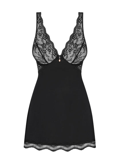 5-Bielizna-Luvae babydoll i stringi czarne XXL-5