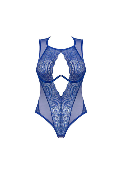 5-Bielizna-Giselia body niebieskie  M/L-5