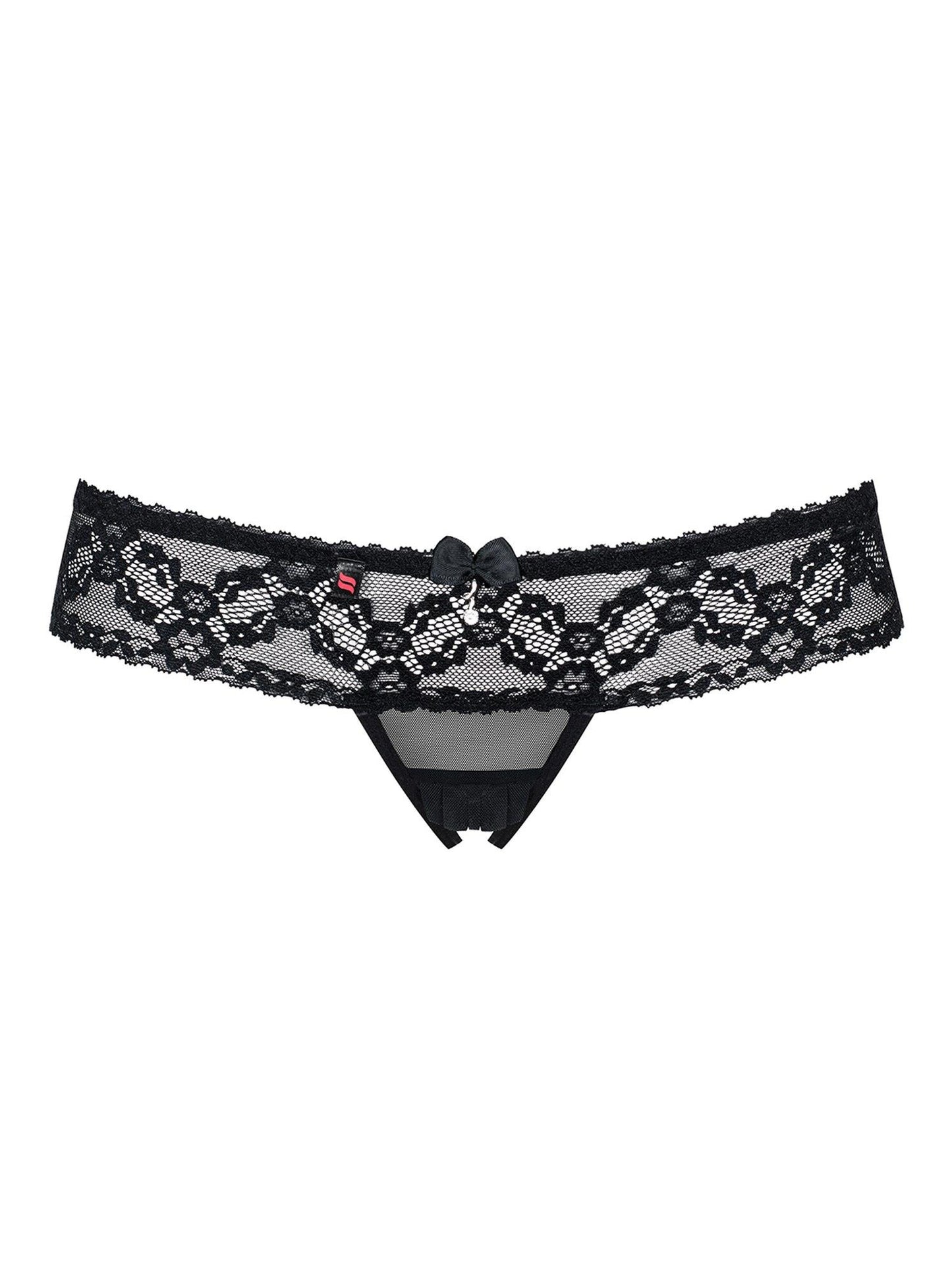 3-Stringi z rozciętym otwartym krokiem obsessive s/m-3