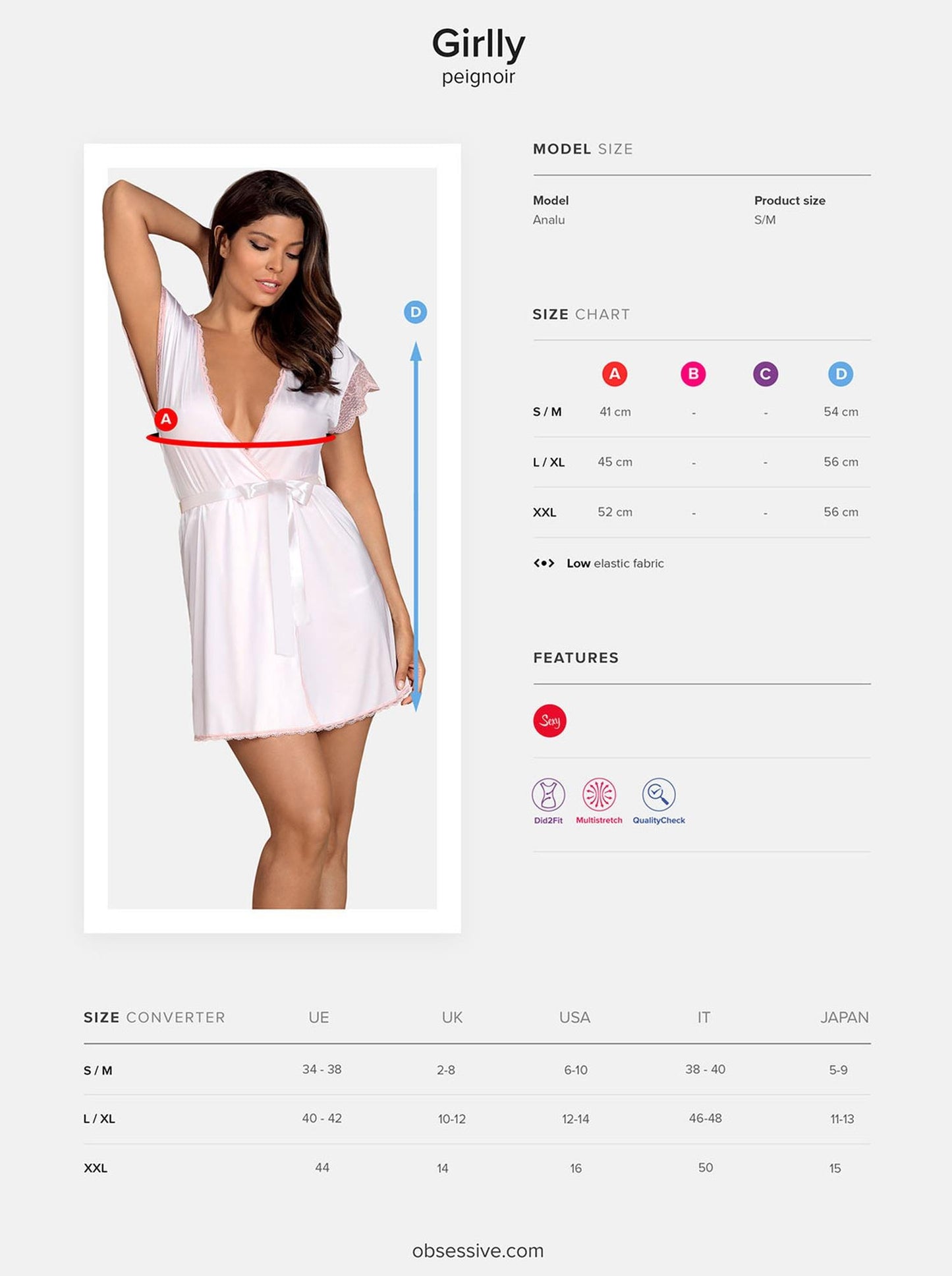 9-Piękny szlafrok stringi sex komplet obsessive s/m-9
