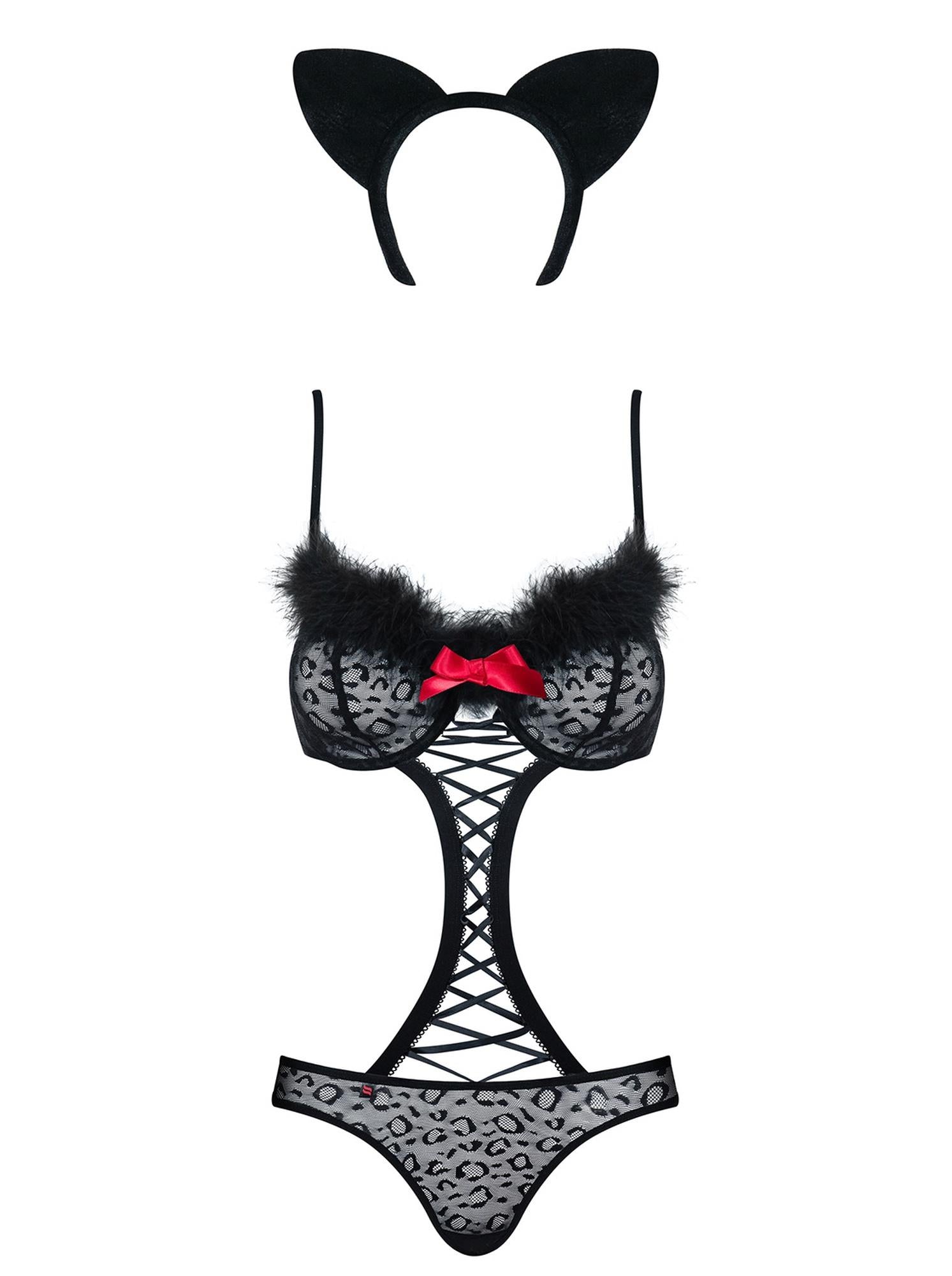 3-Kotka sex kostium strój przebranie obsessive s/m-3