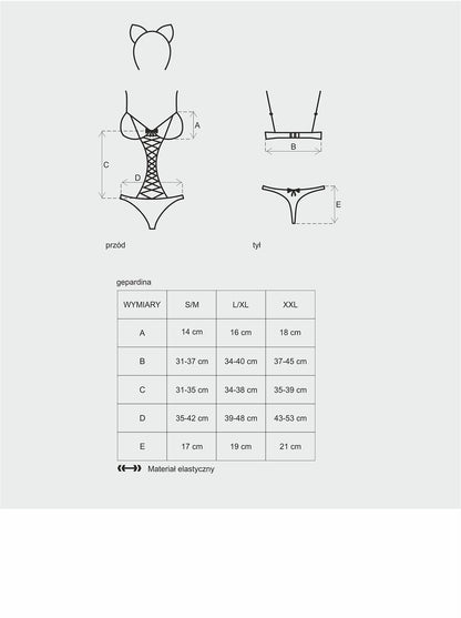 5-Kotka sex kostium strój przebranie obsessive l/xl-5