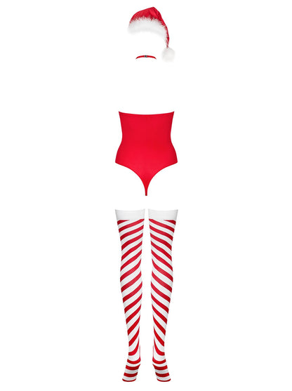 6-Bielizna-Kissmas body czerwone L/XL-6