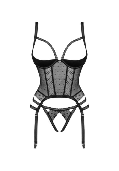 5-Lanelia gorset otwarte stringi biustonosz sex M/L-5