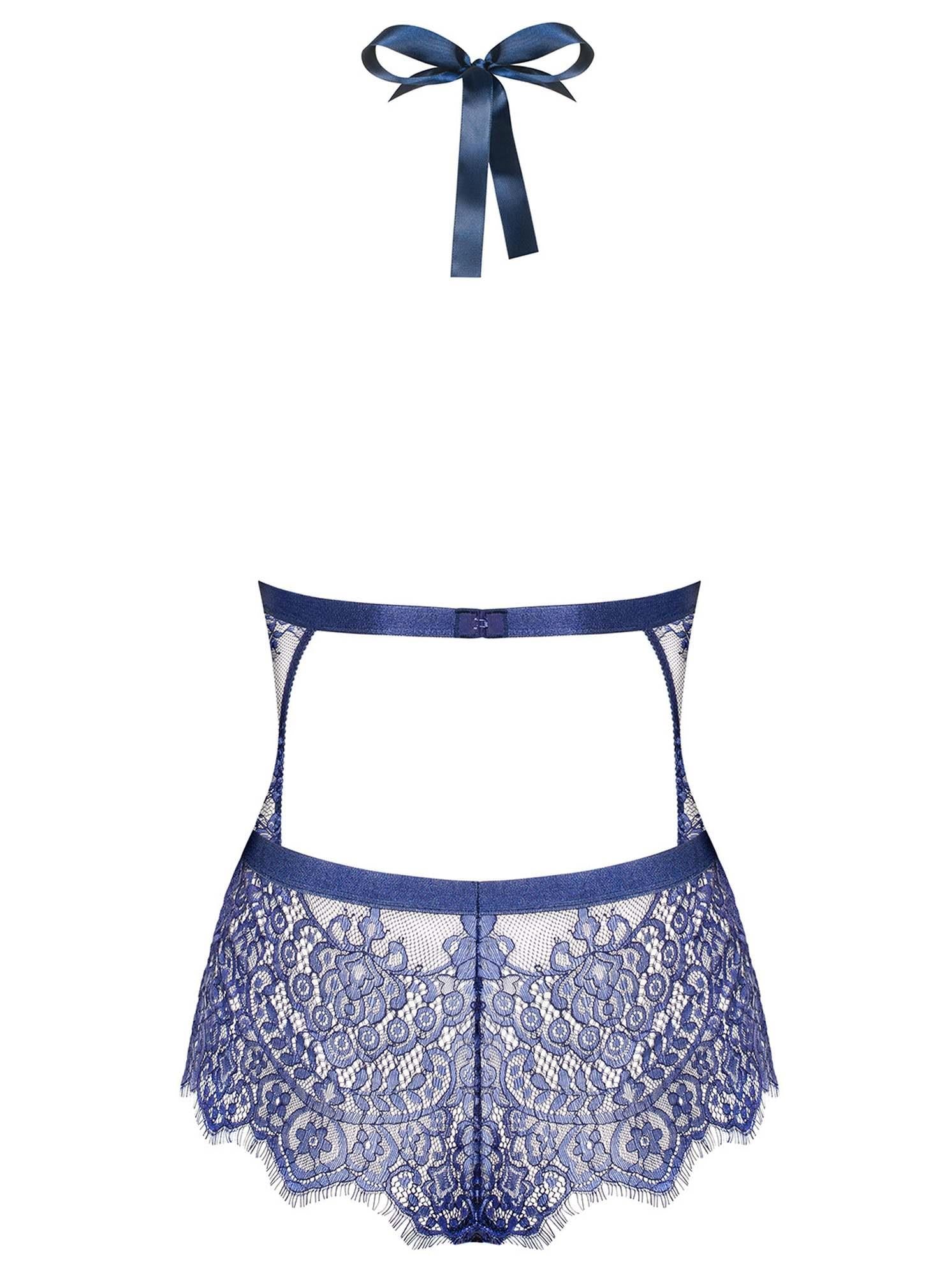 5-Komplet sex top stringi obsessive flowlace l/xl-5