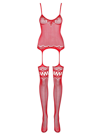 2-Erotyczne bodystocking otwarty krok F214 S/M/L-2